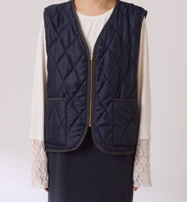  「ライナー付きスタンドネックブルゾン」|キュロット|