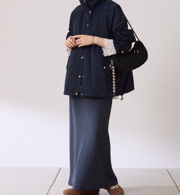  「ライナー付きスタンドネックブルゾン」|キュロット|