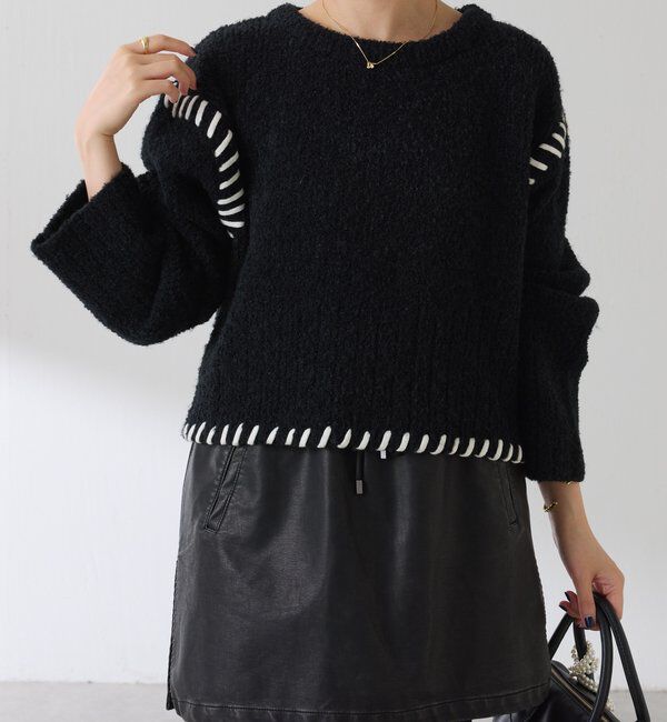  「ループデザインニット」|ニット・セーター|