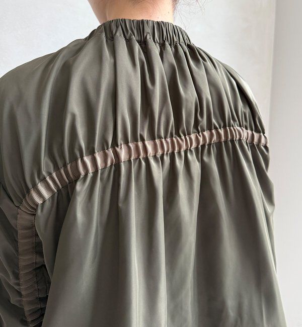  「【WEB限定】シアーヘムノーカラーブルゾン」|ブルゾン・スタジャン|