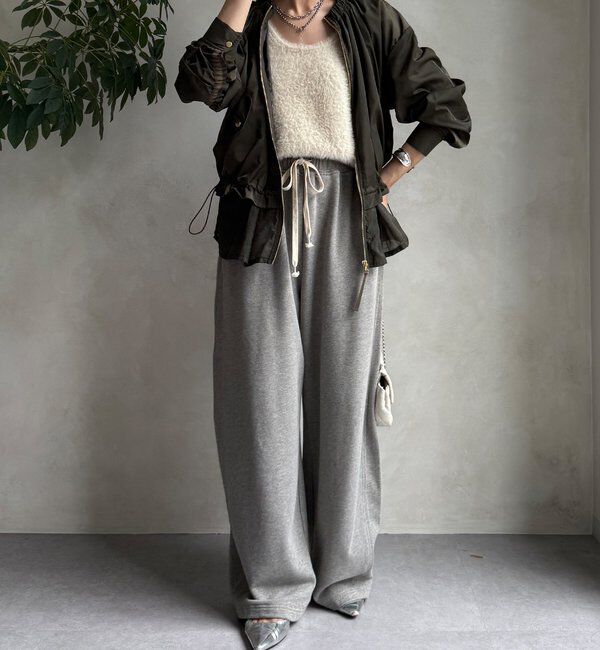  「【WEB限定】シアーヘムノーカラーブルゾン」|ブルゾン・スタジャン|