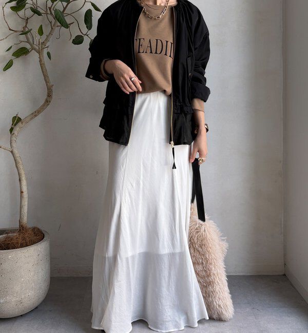  「【WEB限定】シアーヘムノーカラーブルゾン」|ブルゾン・スタジャン|