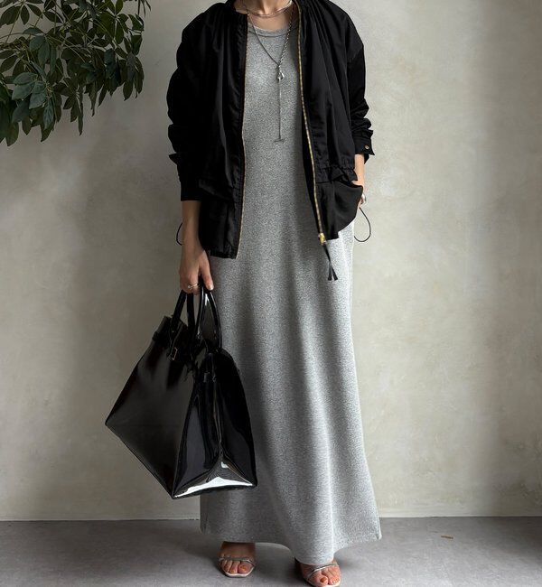  「【WEB限定】シアーヘムノーカラーブルゾン」|ブルゾン・スタジャン|