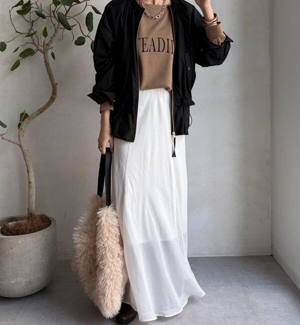  「【WEB限定】シアーヘムノーカラーブルゾン」|ブルゾン・スタジャン|