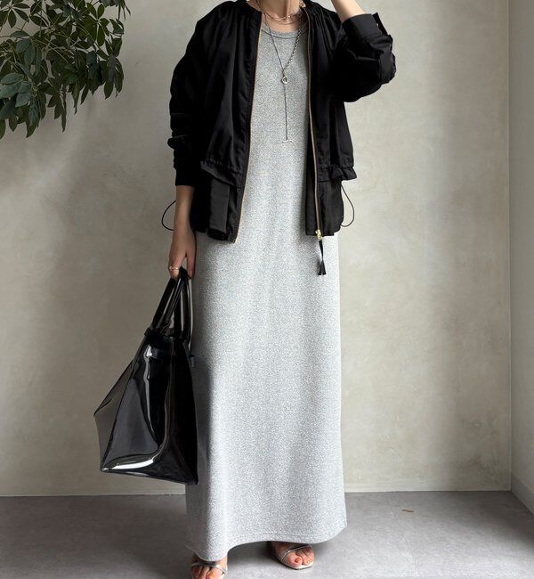  「【WEB限定】シアーヘムノーカラーブルゾン」|ブルゾン・スタジャン|