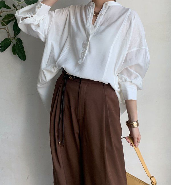  「カットドッキングブラウス」|シャツ・ブラウス|