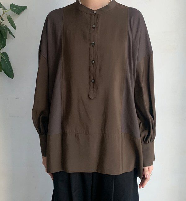  「カットドッキングブラウス」|シャツ・ブラウス|