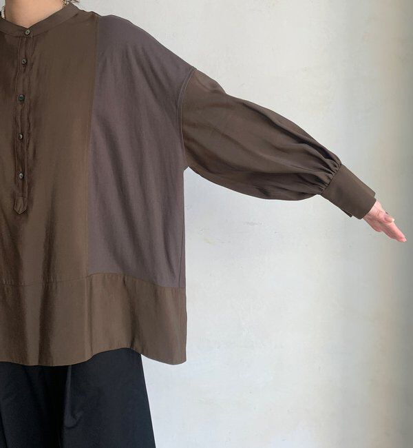  「カットドッキングブラウス」|シャツ・ブラウス|