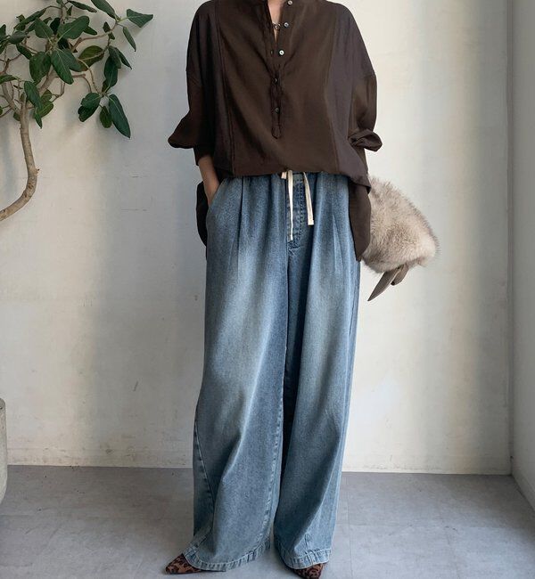  「カットドッキングブラウス」|シャツ・ブラウス|