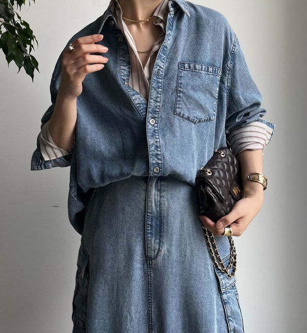  「シアーストライプシャツ」|シャツ・ブラウス|