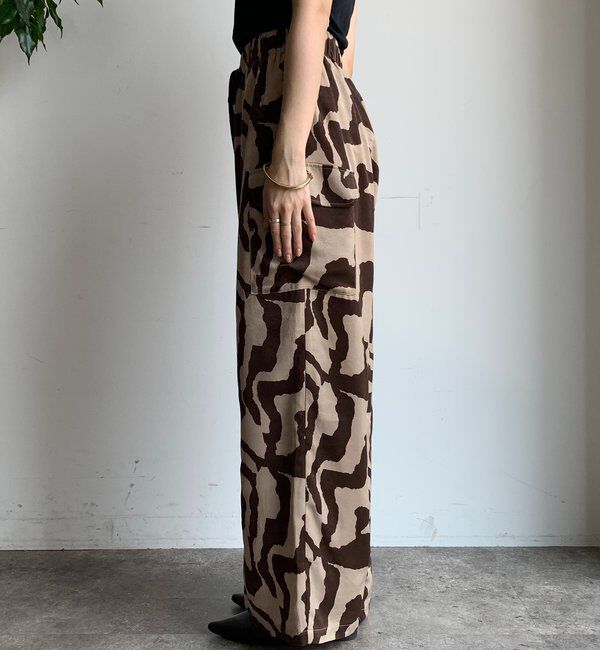  「【WEB限定】アニマル柄カーゴパンツ」|チノ|