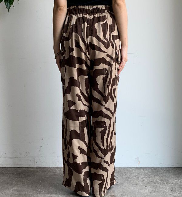  「【WEB限定】アニマル柄カーゴパンツ」|チノ|