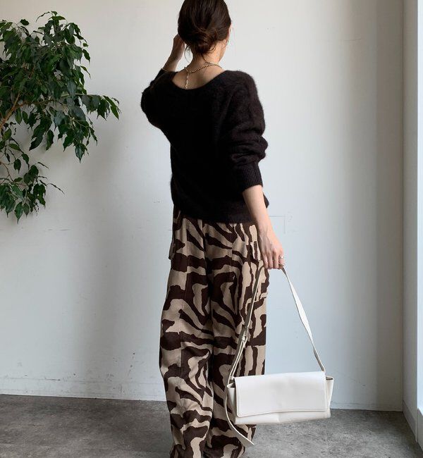  「【WEB限定】アニマル柄カーゴパンツ」|チノ|