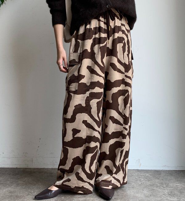  「【WEB限定】アニマル柄カーゴパンツ」|チノ|