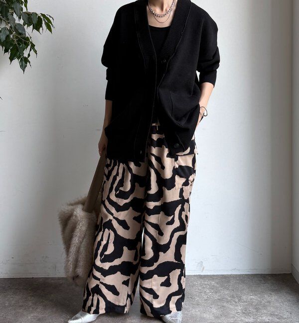  「【WEB限定】アニマル柄カーゴパンツ」|チノ|