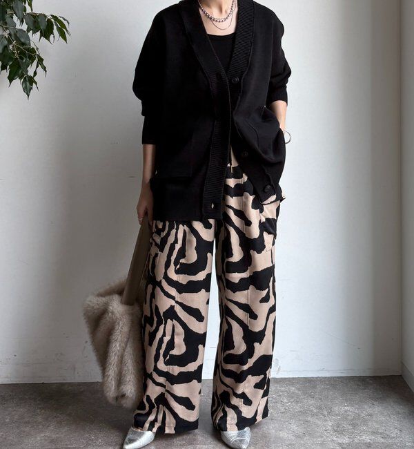  「【WEB限定】アニマル柄カーゴパンツ」|チノ|