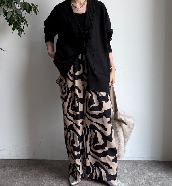  「【WEB限定】アニマル柄カーゴパンツ」|チノ|