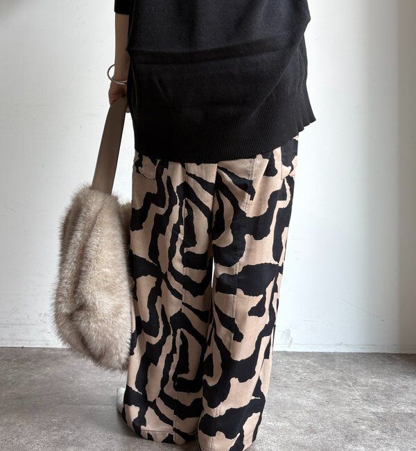  「【WEB限定】アニマル柄カーゴパンツ」|チノ|