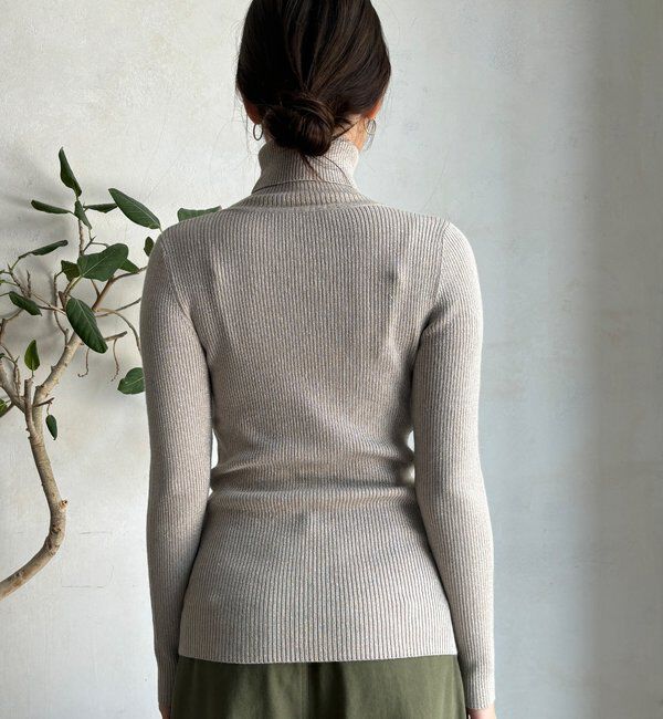  「【WEB限定】ラメタートルネックプルオーバー」|ニット・セーター|