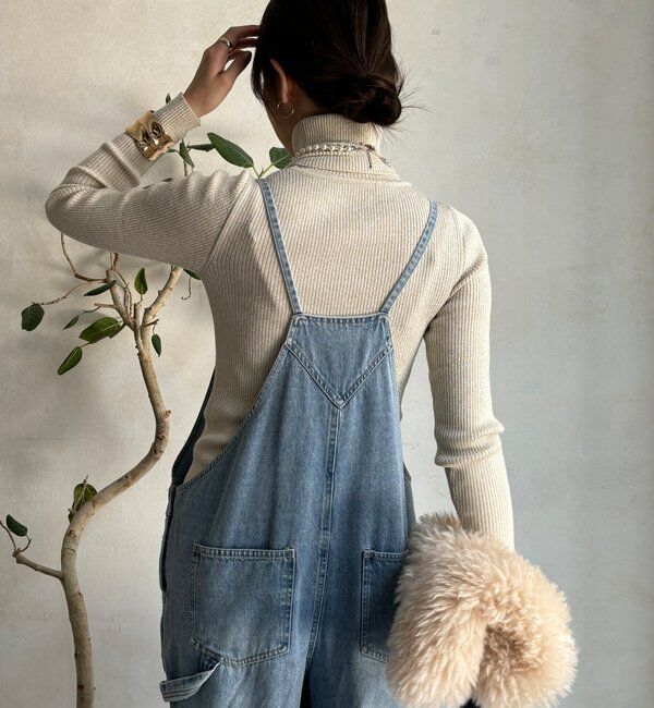  「【WEB限定】ラメタートルネックプルオーバー」|ニット・セーター|