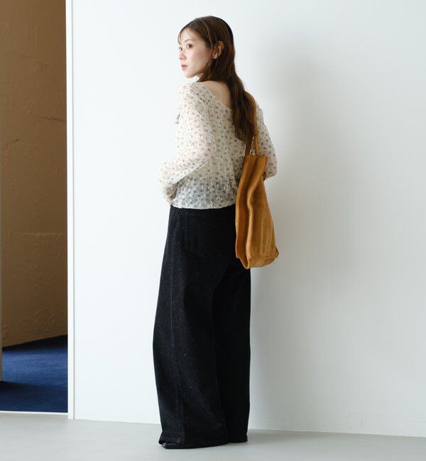  「【2WAY】シアーフラワーレースカーディガン」|カーディガン|