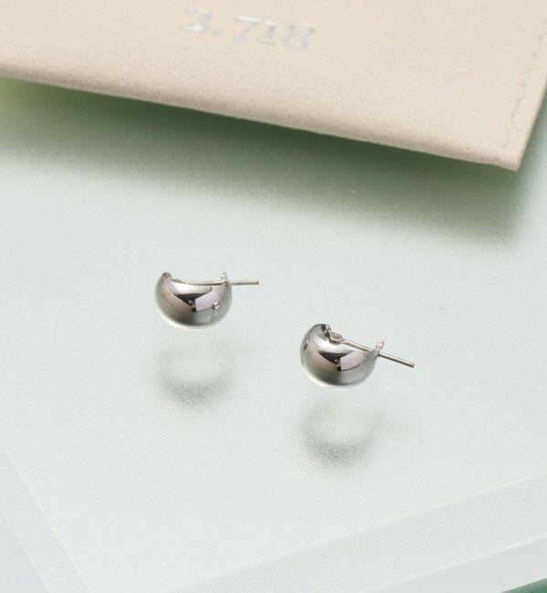  「【2.718】フープスモールピアス」|リング|