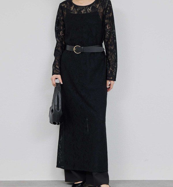  「ストレッチレースワンピース」|ワンピース|