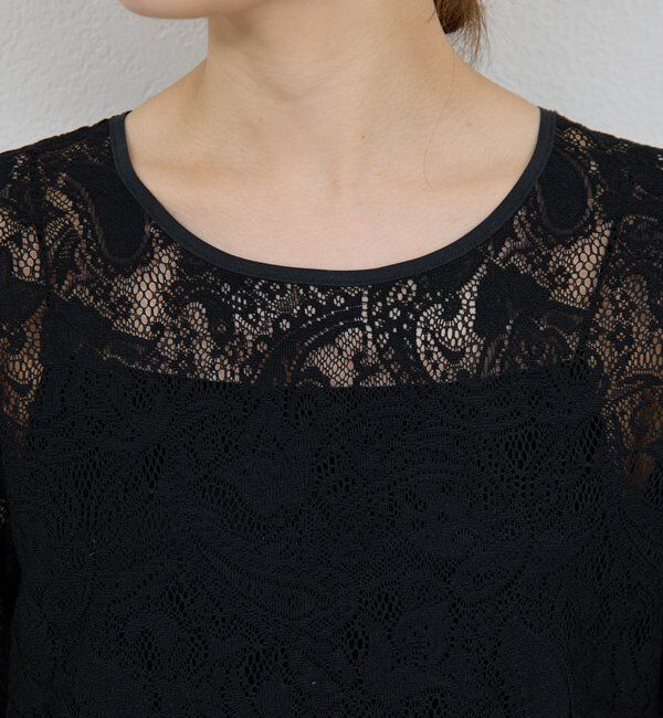  「ストレッチレースワンピース」|ワンピース|