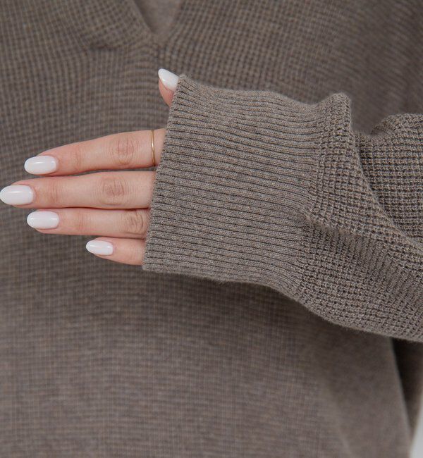  「【HERITANOVUM】ワッフルスッキパーニット」|ニット・セーター|