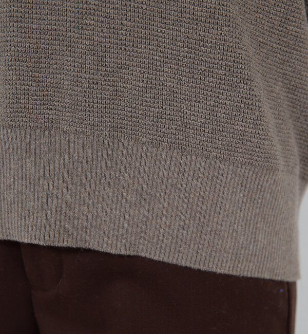  「【HERITANOVUM】ワッフルスッキパーニット」|ニット・セーター|