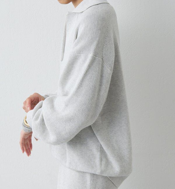  「【HERITANOVUM】ワッフルスッキパーニット」|ニット・セーター|