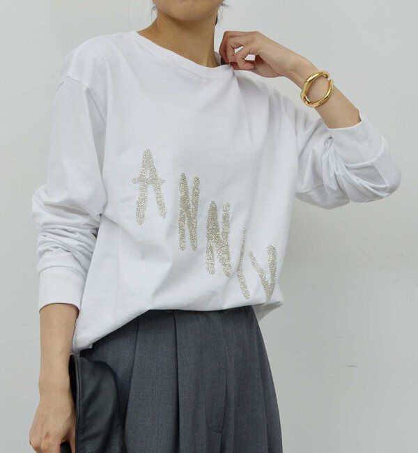  「【25th記念アイテム】ANNIVビジューロンＴee」|Tシャツ・カットソー|