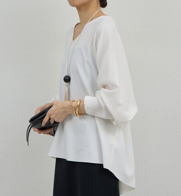  「Vネックプルオーバー」|シャツ・ブラウス|