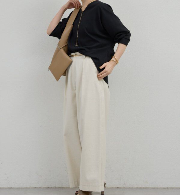  「Vネックプルオーバー」|シャツ・ブラウス|