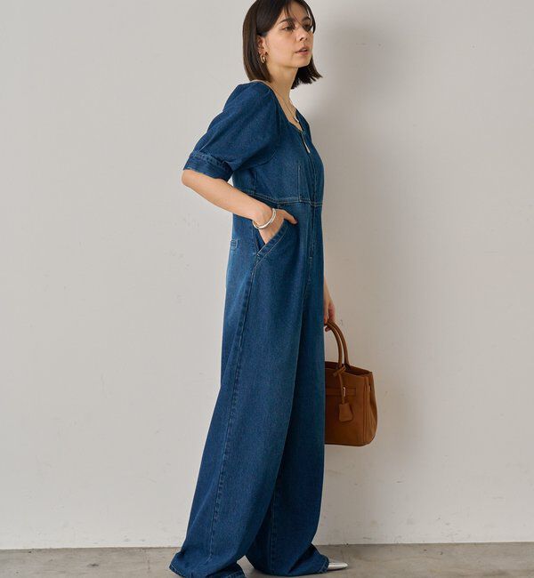  「デニムパフオールインワン」|ワンピース|