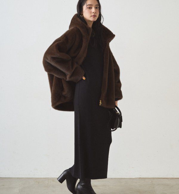  「リブニットワンピース」|ワンピース|