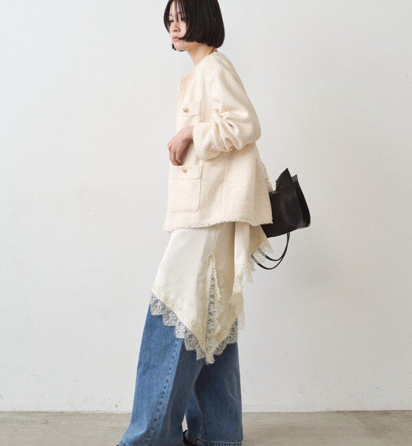  「ファンシーツイードジャケット」|ベスト・ジレ|