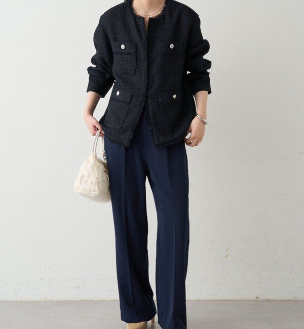  「ファンシーツイードジャケット」|ベスト・ジレ|