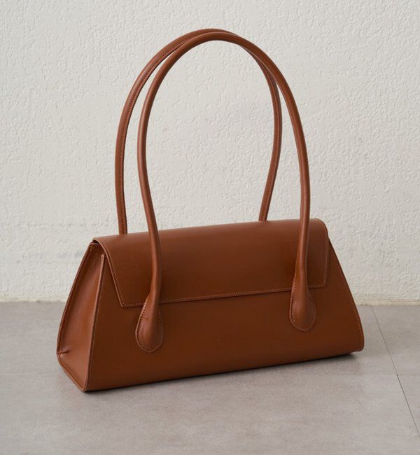  「【GALENA/ガレナ】フラップボストンバッグ」|トートバッグ|キャメル