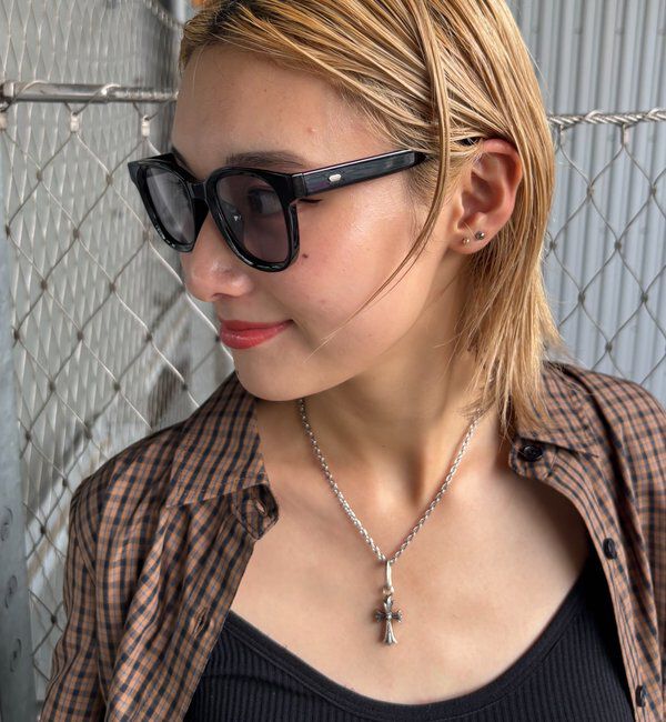  「スクエアカラーサングラス」|サングラス|