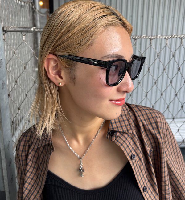  「スクエアカラーサングラス」|サングラス|