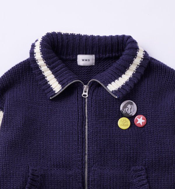  「ニットスタジャン」|カーディガン|