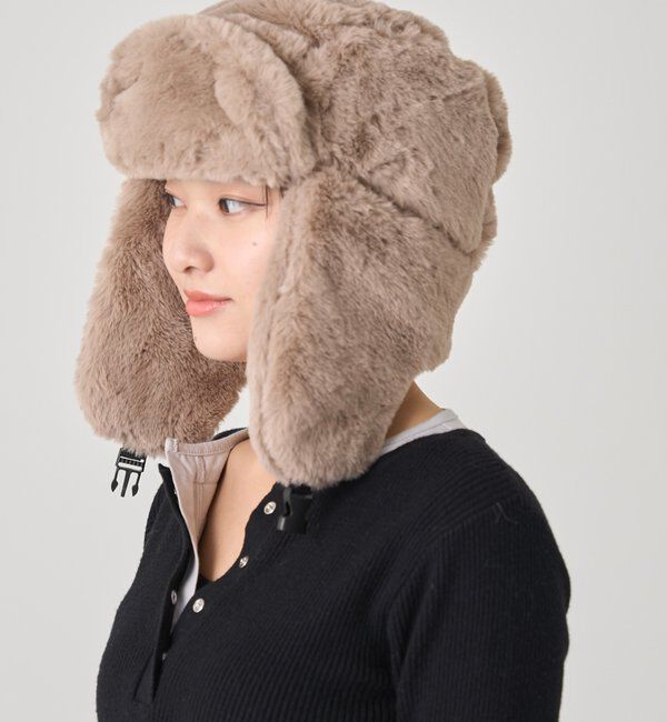  「フライトファーCAP」|ハット|