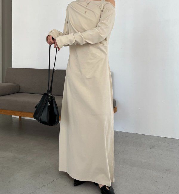  「【低身長サイズあり】タンクSETドレープワンピース」|ワンピース|