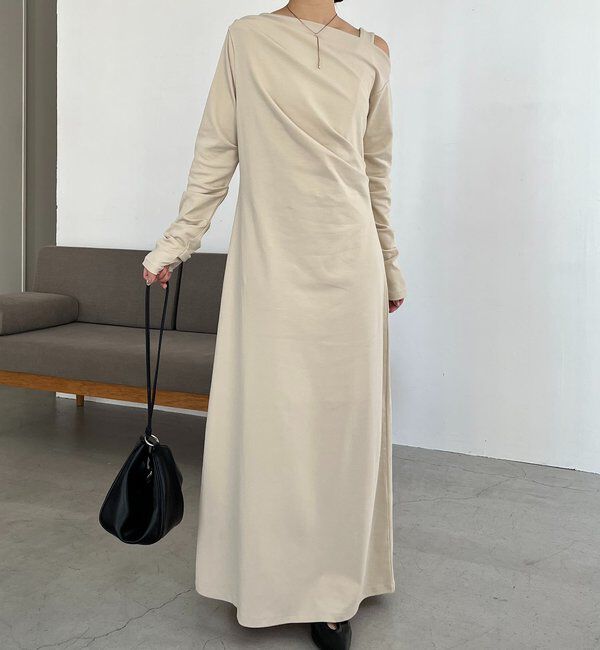  「【低身長サイズあり】タンクSETドレープワンピース」|ワンピース|