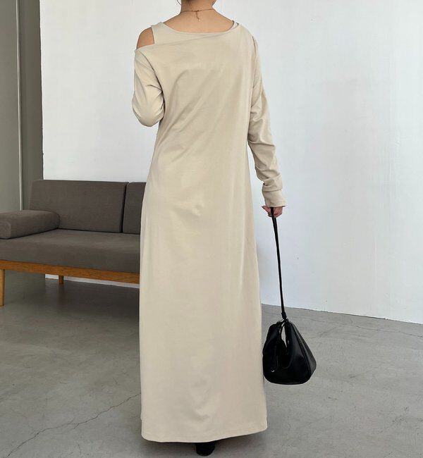  「【低身長サイズあり】タンクSETドレープワンピース」|ワンピース|