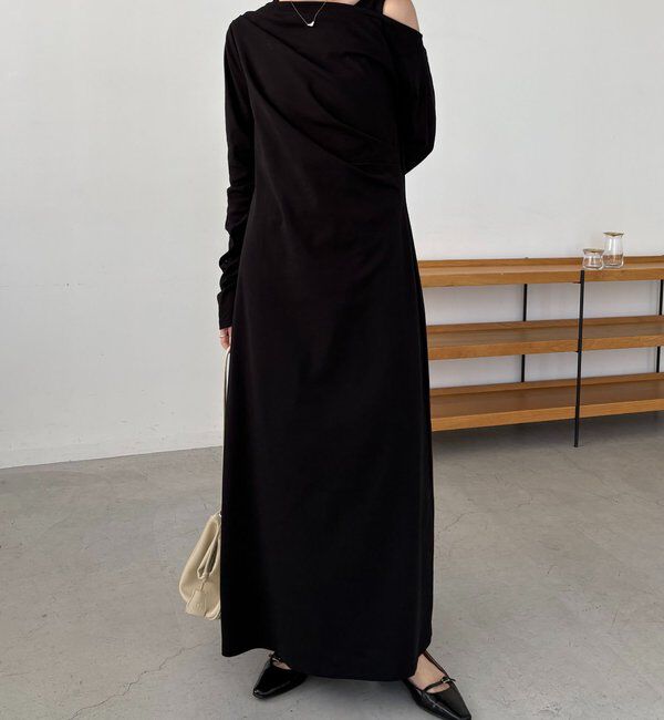  「【低身長サイズあり】タンクSETドレープワンピース」|ワンピース|