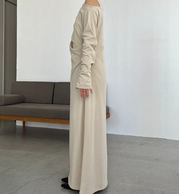  「【低身長サイズあり】タンクSETドレープワンピース」|ワンピース|