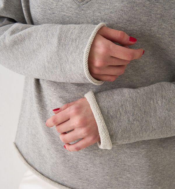 Rouge vif「裏毛Vネックスウェットプルオーバー」|スウェット・ジャージ|