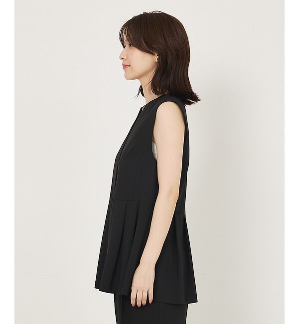 abahouse mavie「【エニデイカセット】タック切り替えジレ/セミオケ/きれいめ/レイヤード/ベスト/」|ベスト・ジレ|